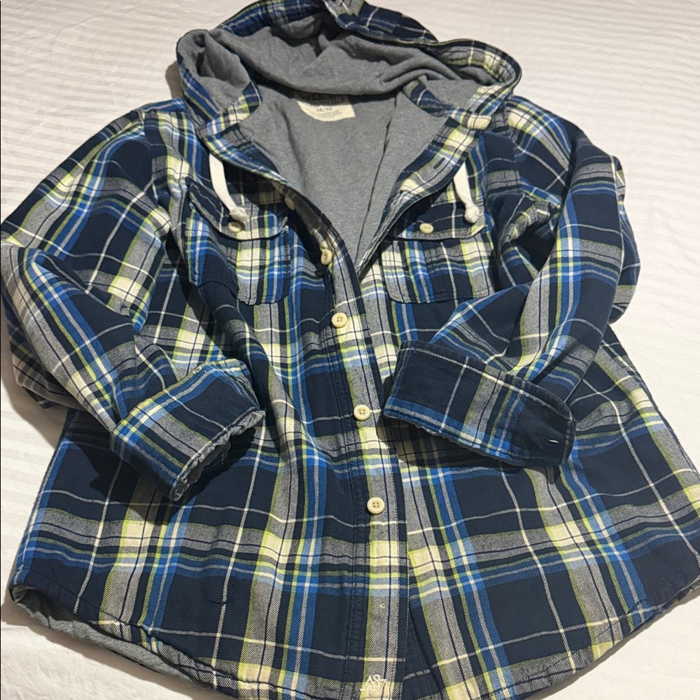 Plaid Hooded Jacket